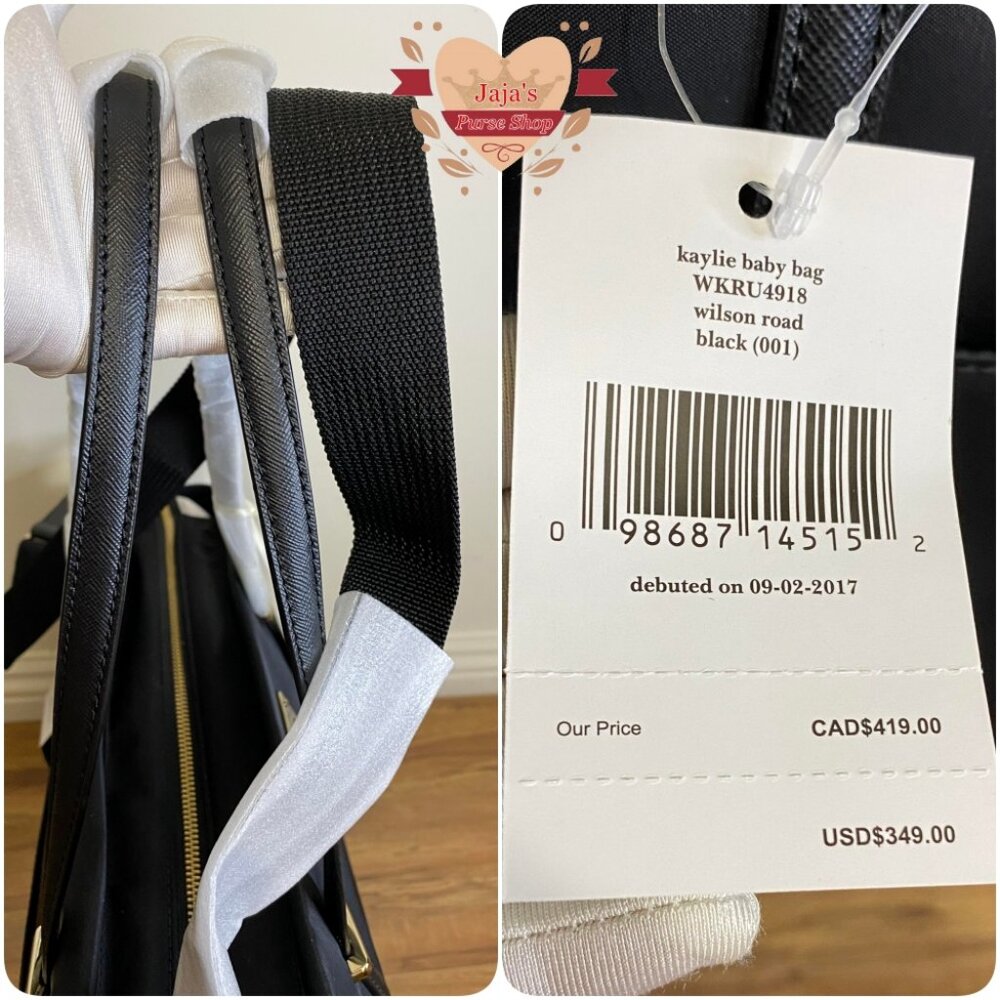 ❤️Kate Spade Nylon W/ PVC Leather Diaper Bag❤️ - Picture 5 of 17